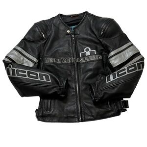 Women's Icon Pursuit Asphalt Technologies Motorcycle Jacket medium size